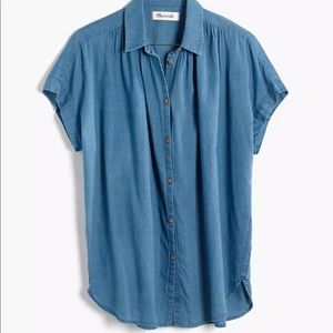 Madewell Central Shirt in Bright Indigo